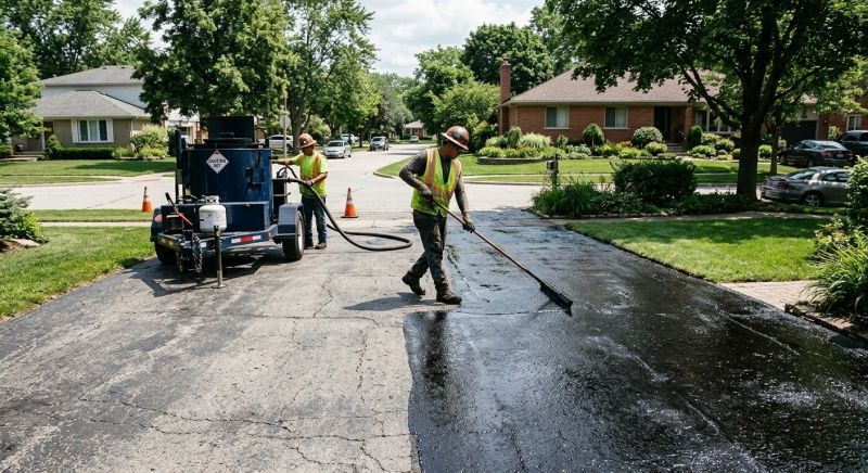 Asphalt Driveway Sealing in San Antonio, TX