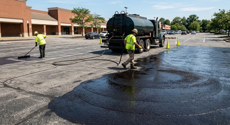 Asphalt Parking Lot Sealing in Sarasota, FL