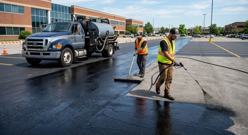 Commercial Parking Lot Sealing in Fort Collins, CO