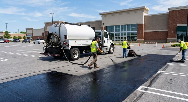 Parking Lot Sealcoating in Greenville, SC