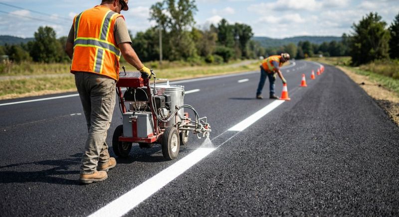 Pavement Striping Service in Suwanee, GA