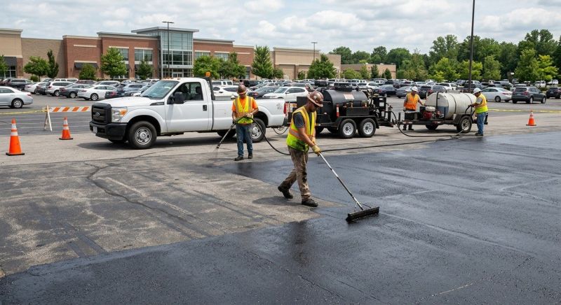 Asphalt Parking Lot Sealing in Sarasota, FL