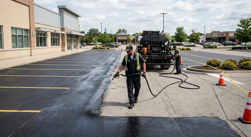 Asphalt Parking Lot Sealing in Miami Dade County, FL