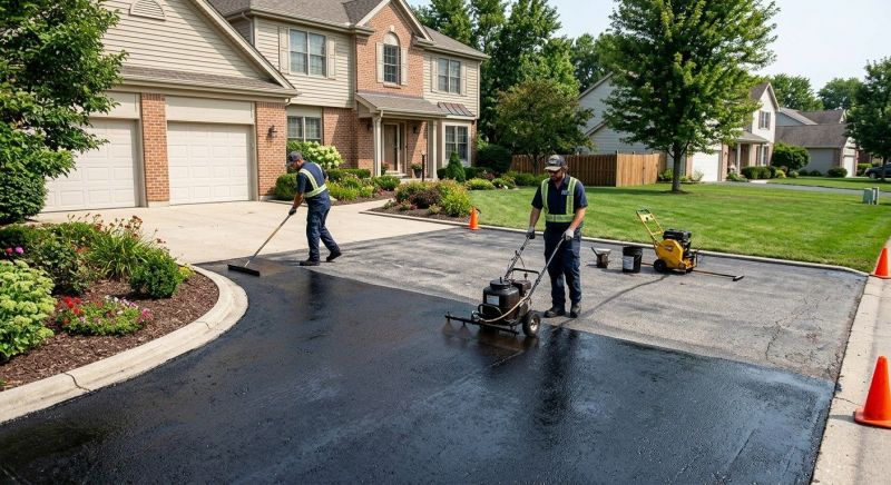 Blacktop Driveway Sealing in Fort Collins, CO