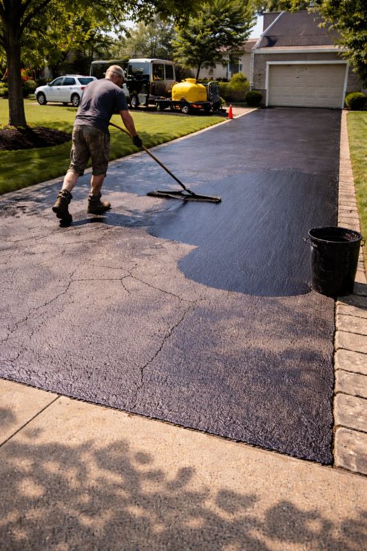 Blacktop Driveway Sealing in Sarasota, FL