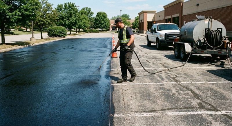 Church Parking Lot Sealcoating in Sarasota, FL