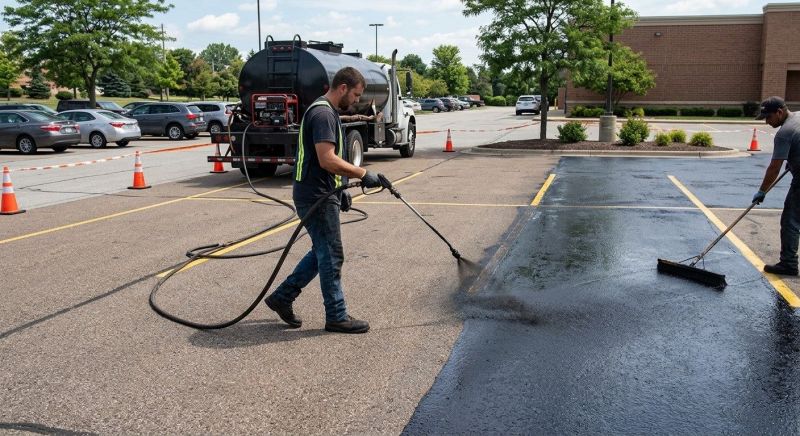 Church Parking Lot Sealcoating in Miami Dade County, FL