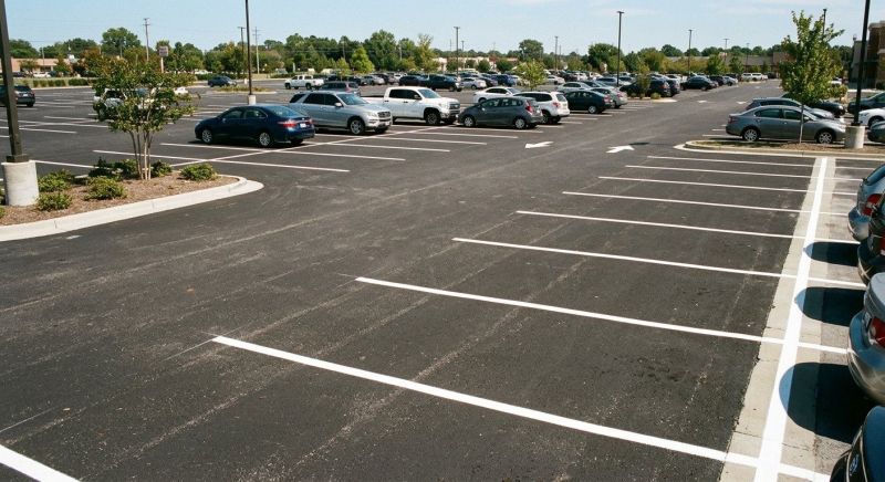 Church Parking Lot Striping in Roswell, GA
