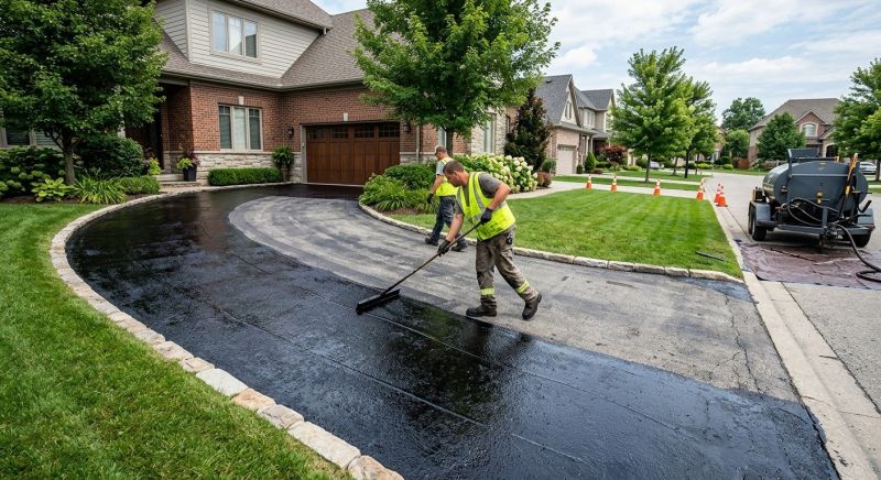Driveway Sealcoating in San Antonio, TX