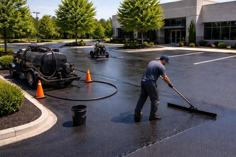 Lot Sealcoating in Greenville, SC