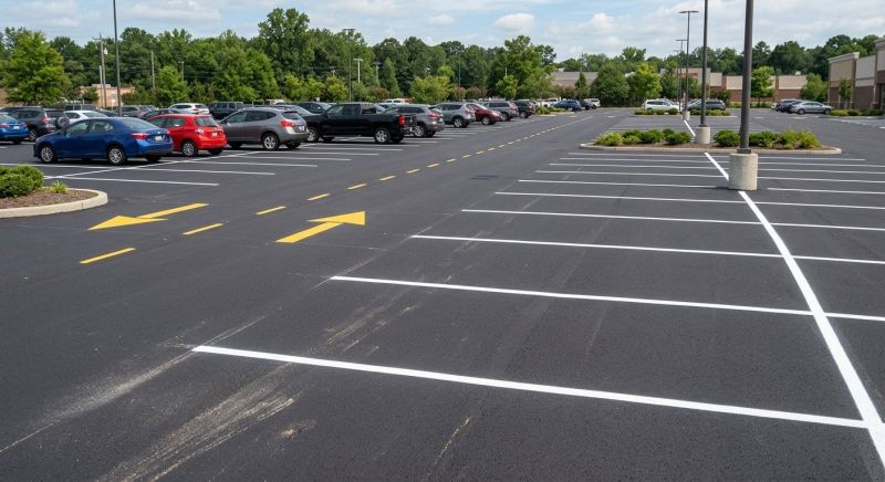 Parking Area Striping in Lawrenceville, GA