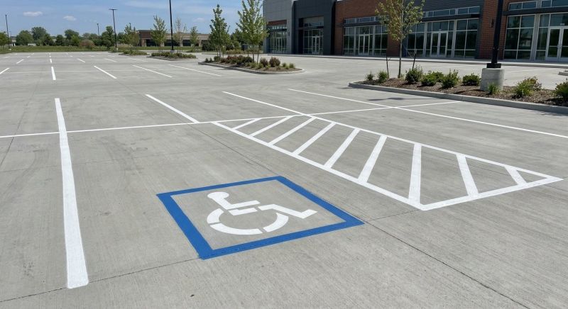 Parking Garage Striping in Alpharetta, GA