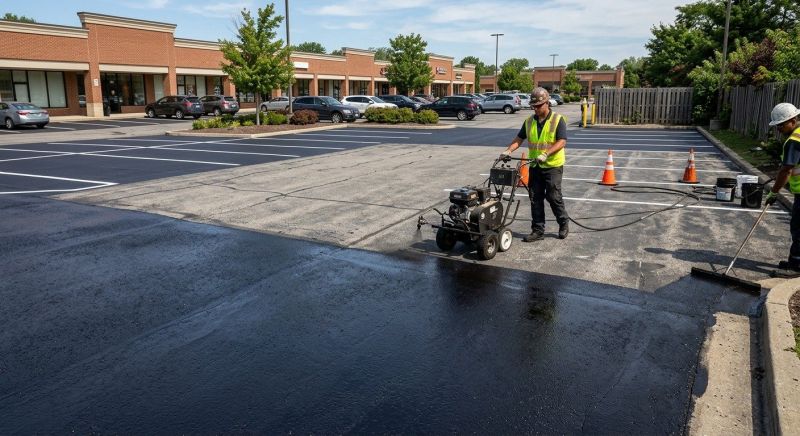 Parking Lot Sealcoating in Sarasota, FL
