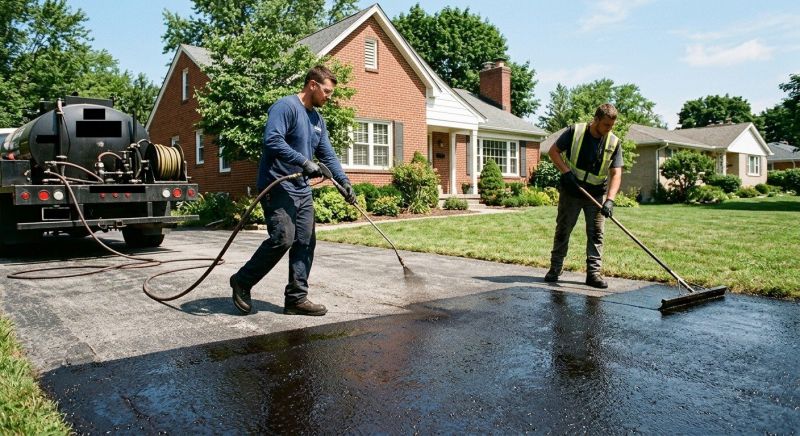 Residential Driveway Sealcoating in Denver, CO