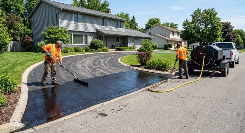 Residential Driveway Sealcoating in Miami Dade County, FL
