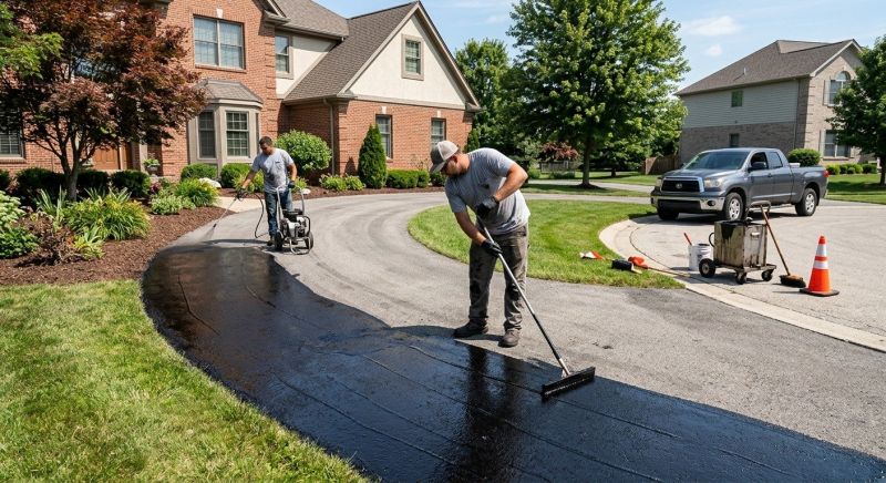 Tar Driveway Sealing in Tampa, FL