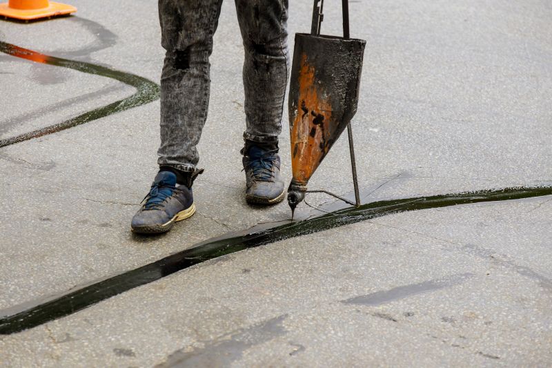 Professional Sealcoating in Progress